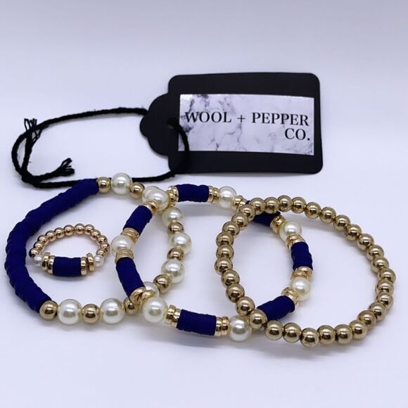 NWT Wool + Pepper Co. Matching Jewelry Set (4) - Picture 1 of 8
